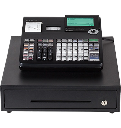 Casio PCR-T2100 Cash Register, Casio PCR T2100 Cash Register 